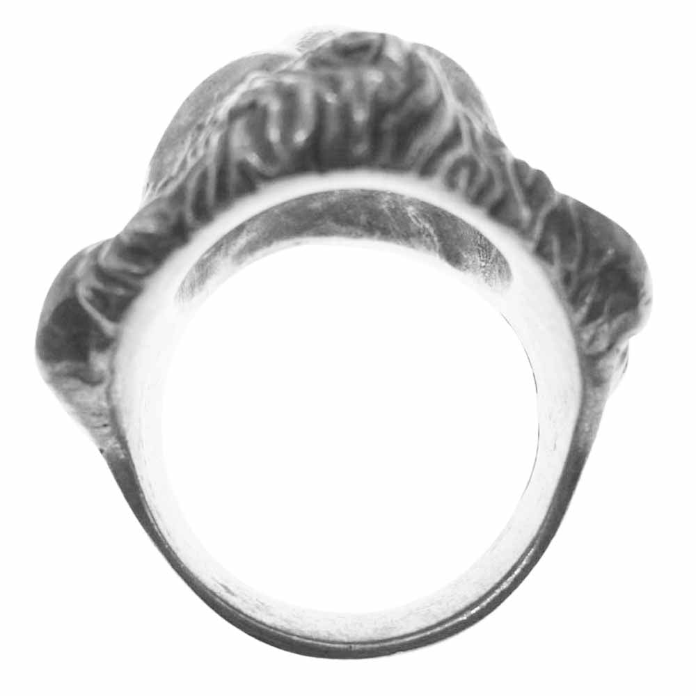 CRAZY PIG クレイジーピッグ CP931 LION HEAD RING ライオン ヘッド リング 23号 シルバー系 23号【中古】