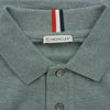 MONCLER モンクレール MAGLIA POLO MANICA CORTA マグリア 袖ロゴ 半袖 ポロ シャツ グレー系 S【中古】