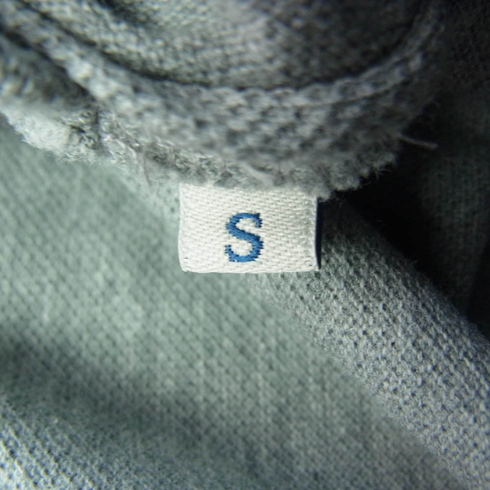 MONCLER モンクレール MAGLIA POLO MANICA CORTA マグリア 袖ロゴ 半袖 ポロ シャツ グレー系 S【中古】