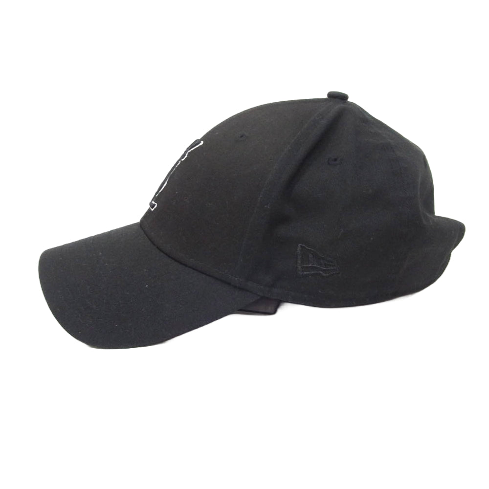 SAINT LAURENT サンローラン New Era ニューエラ YSL モノグラム キャップ ブラック系【中古】