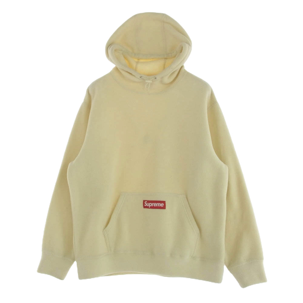 Supreme シュプリーム 20AW Polartec Hooded Sweatshirt ポーラテック フーディー スウェット パーカー オフホワイト系 M【中古】