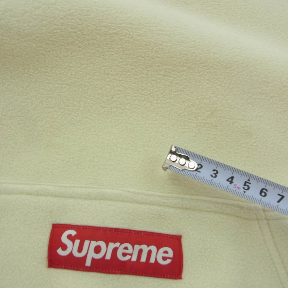 Supreme シュプリーム 20AW Polartec Hooded Sweatshirt ポーラテック フーディー スウェット パーカー オフホワイト系 M【中古】