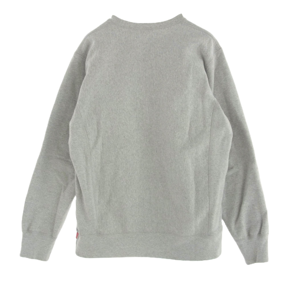 Supreme シュプリーム 15AW Box Logo Crewneck ボックスロゴ クルーネック スウェット グレー グレー系 M【中古】
