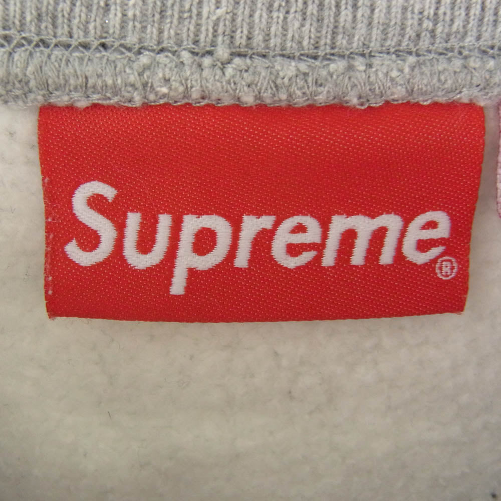 Supreme シュプリーム 15AW Box Logo Crewneck ボックスロゴ クルーネック スウェット グレー グレー系 M【中古】