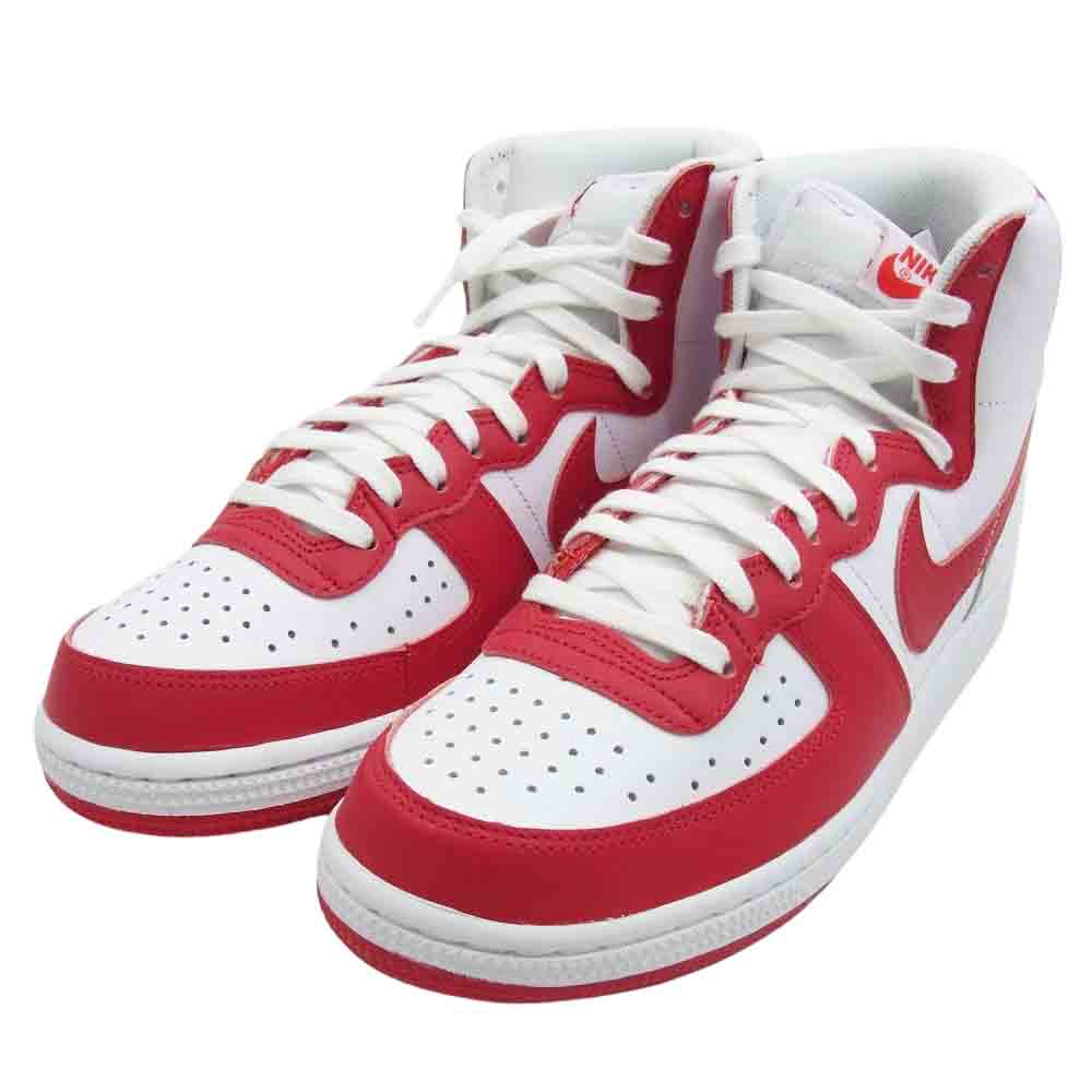 NIKE ナイキ FJ4454-100 TERMINATOR HIGH UNIVERSITY RED ターミネーター ハイカット ユニバーシティレッド スニーカー レッド系 ホワイト系 27cm【新古品】【未使用】【中古】