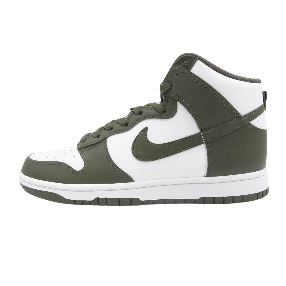NIKE ナイキ DD1399-107 DUNK HIGH RETRO ダンクハイ レトロ チャンピオンシップカーキ ハイカット スニーカー カーキ系 ホワイト系 27cm【新古品】【未使用】【中古】