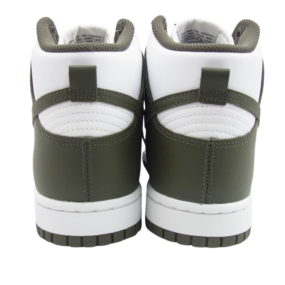 NIKE ナイキ DD1399-107 DUNK HIGH RETRO ダンクハイ レトロ チャンピオンシップカーキ ハイカット スニーカー カーキ系 ホワイト系 27cm【新古品】【未使用】【中古】