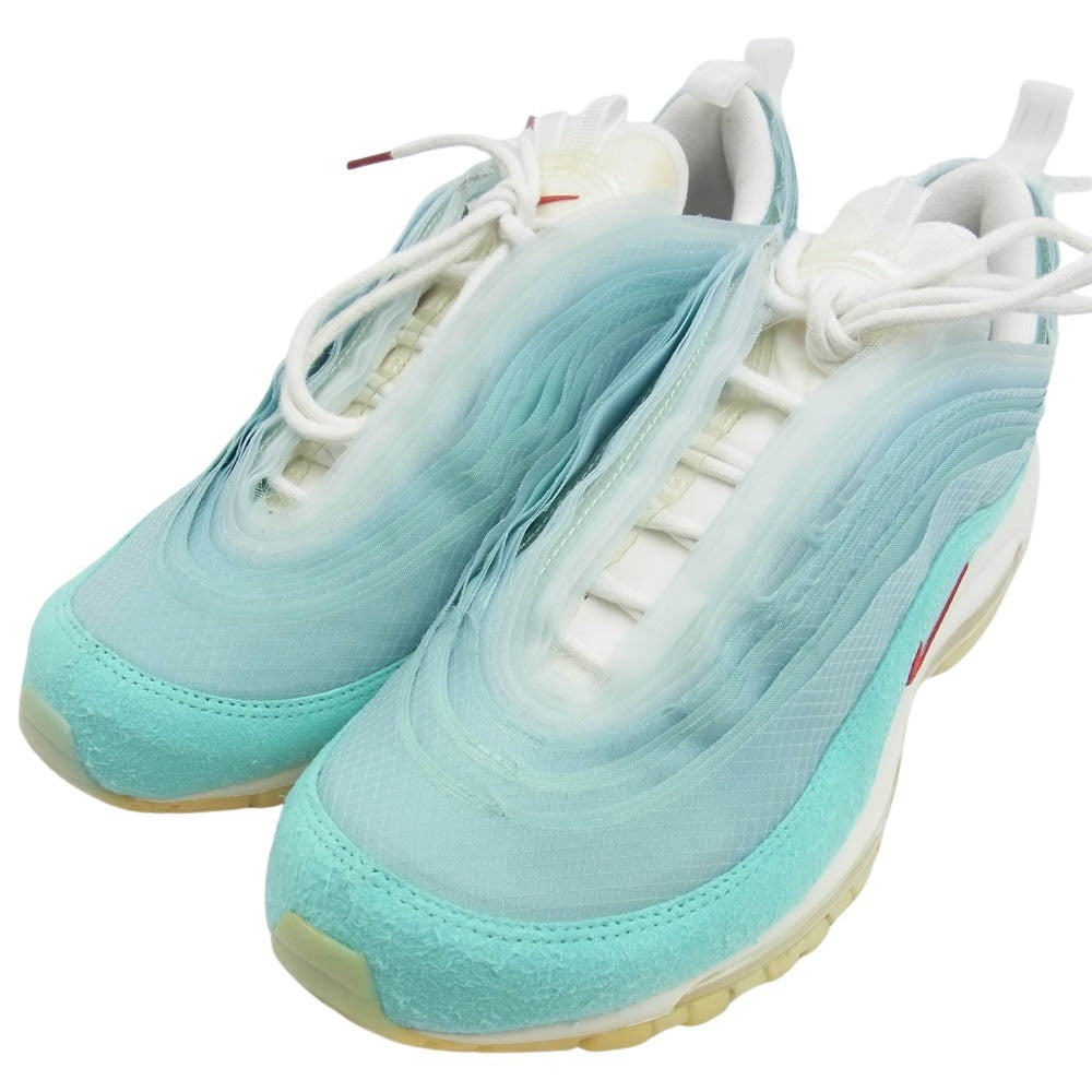 NIKE ナイキ CI1508-400 AIR MAX ON-AIR SHANGHAI 上海 エアマックス97 スニーカー ホワイト系 ライトブルー系 26.5cm【中古】