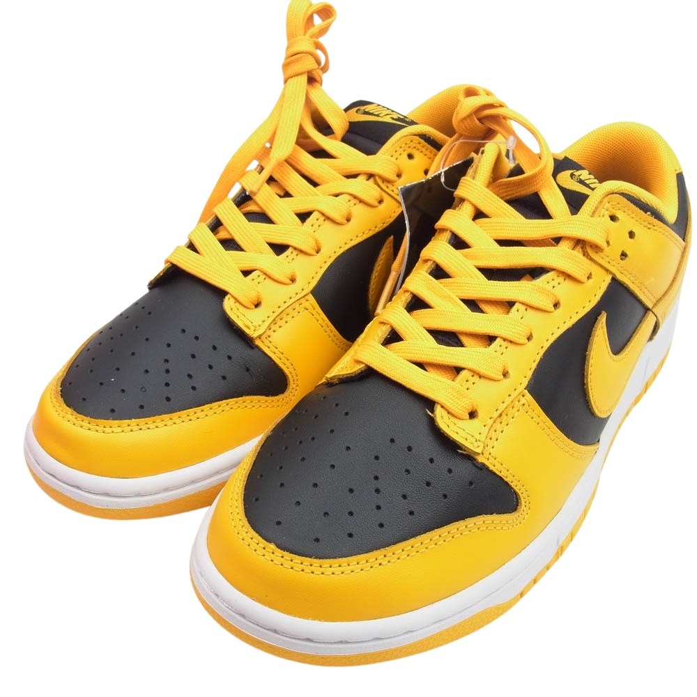 NIKE ナイキ DD1391-004 DUNK LOW RETRO CHAMPIONSHIP GOLDROD ダンクロー チャンピオンシップ ゴールド スニーカー ブラック系 イエロー系 27cm【新古品】【未使用】【中古】