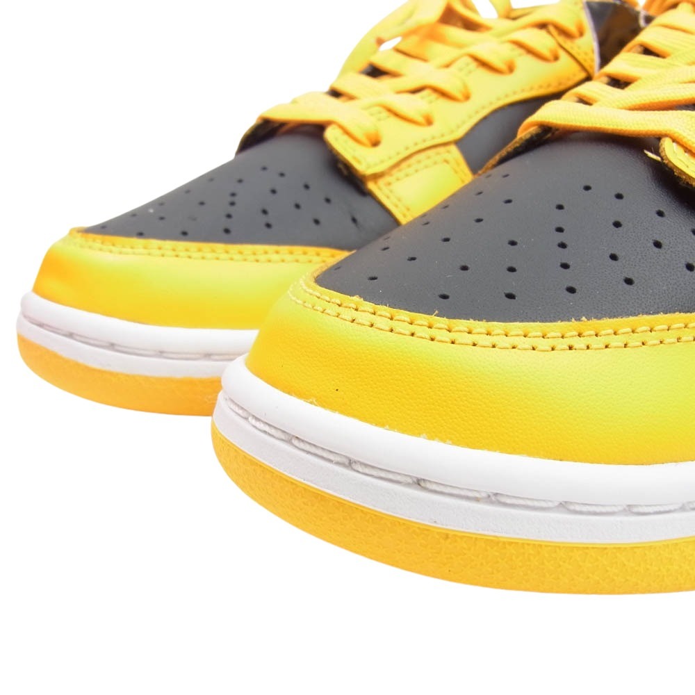 NIKE ナイキ DD1391-004 DUNK LOW RETRO CHAMPIONSHIP GOLDROD ダンクロー チャンピオンシップ ゴールド スニーカー ブラック系 イエロー系 27cm【新古品】【未使用】【中古】