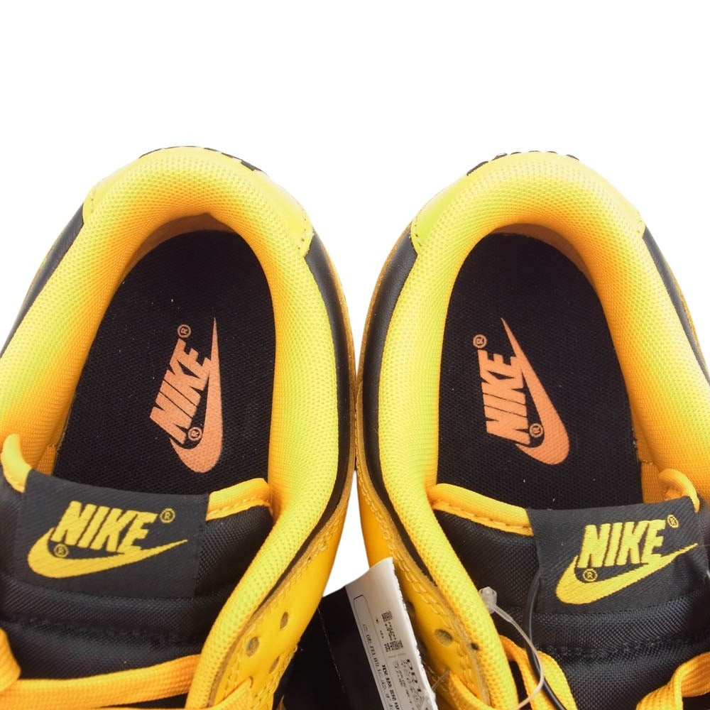 NIKE ナイキ DD1391-004 DUNK LOW RETRO CHAMPIONSHIP GOLDROD ダンクロー チャンピオンシップ ゴールド スニーカー ブラック系 イエロー系 27cm【新古品】【未使用】【中古】
