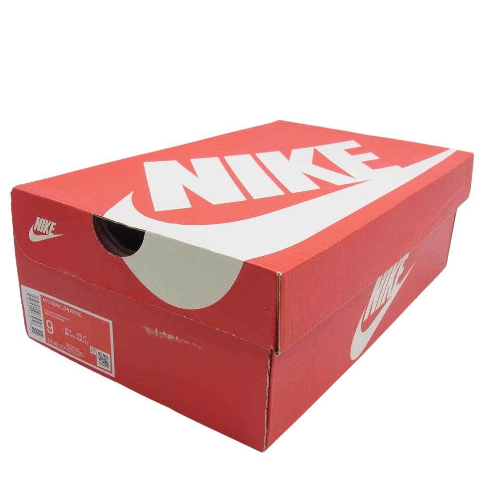 NIKE ナイキ DD1391-004 DUNK LOW RETRO CHAMPIONSHIP GOLDROD ダンクロー チャンピオンシップ ゴールド スニーカー ブラック系 イエロー系 27cm【新古品】【未使用】【中古】