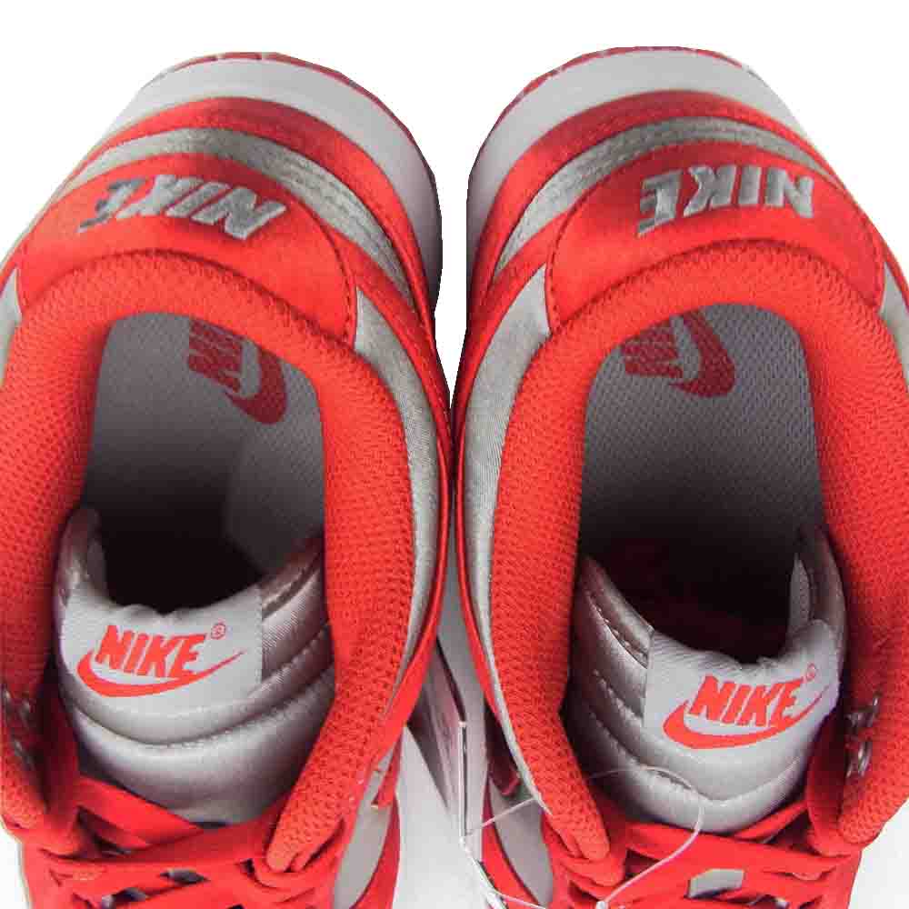 NIKE ナイキ DX5931-001 WMNS DUNK LOW UNLV SATIN MEDIUM GREY VARSITY ウィメンズ ダンクロー サテン ローカット スニーカー レッド系 27cm【新古品】【未使用】【中古】