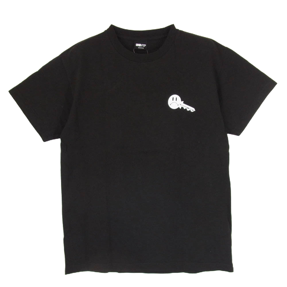 UNDEFEATED アンディフィーテッド FTP  LOCKSMITH KEY LOGO TEE キープリント 半袖 Tシャツ ブラック系 M【中古】