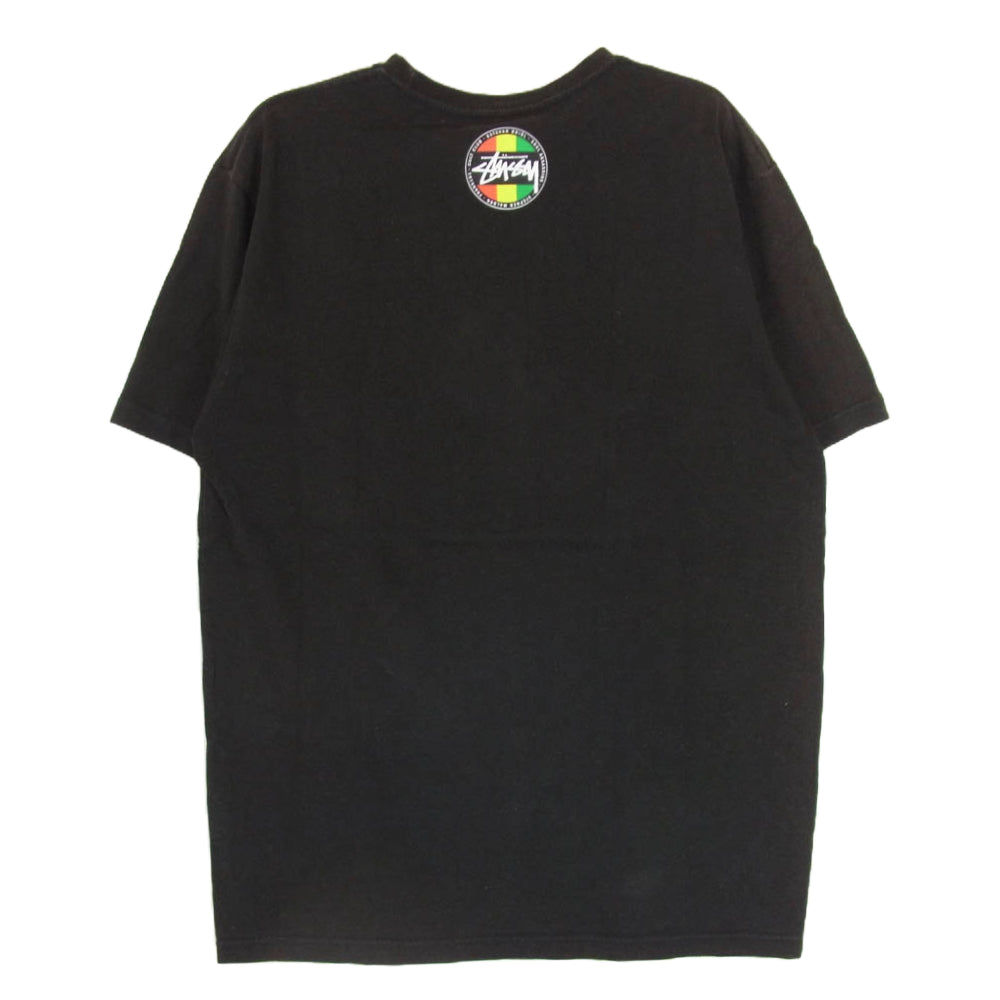 STUSSY ステューシー FRANK CULT CLUB フランクカルトクラブ フォトプリント 半袖 Tシャツ ブラック系 M【中古】