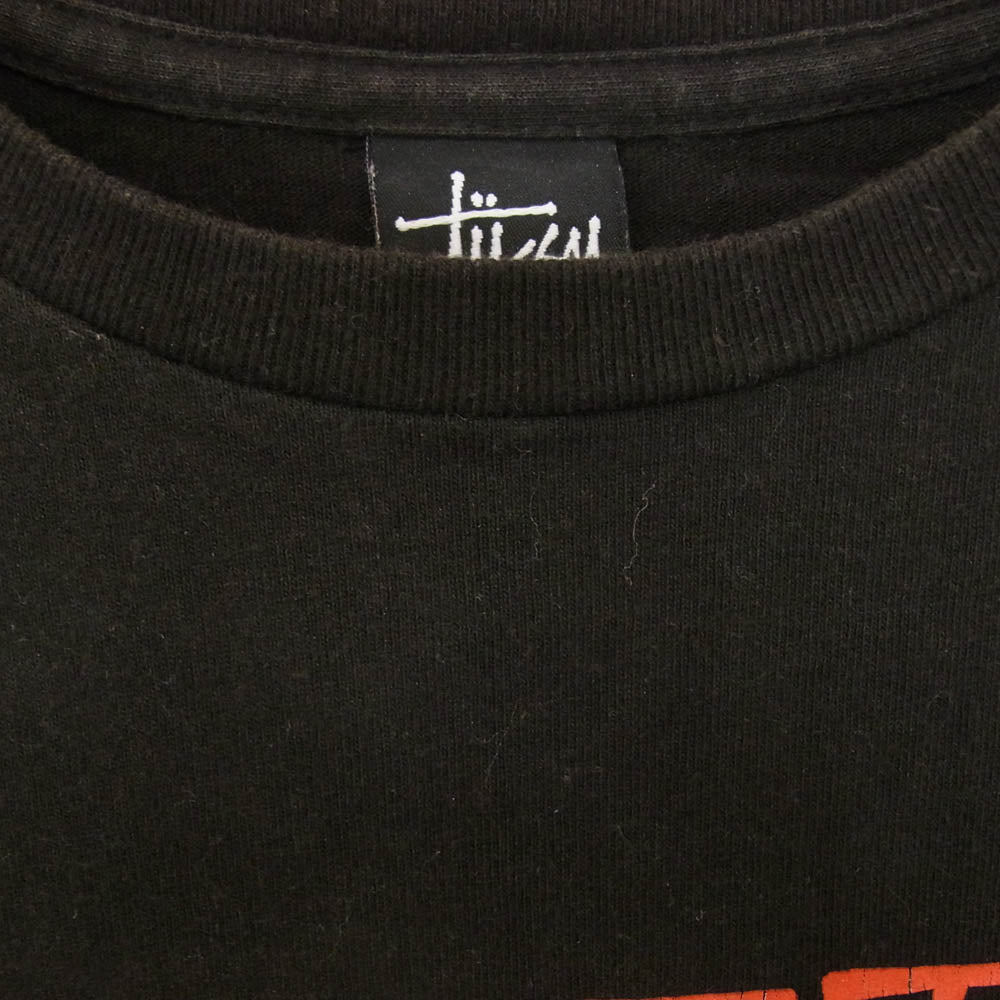 STUSSY ステューシー FRANK CULT CLUB フランクカルトクラブ フォトプリント 半袖 Tシャツ ブラック系 M【中古】