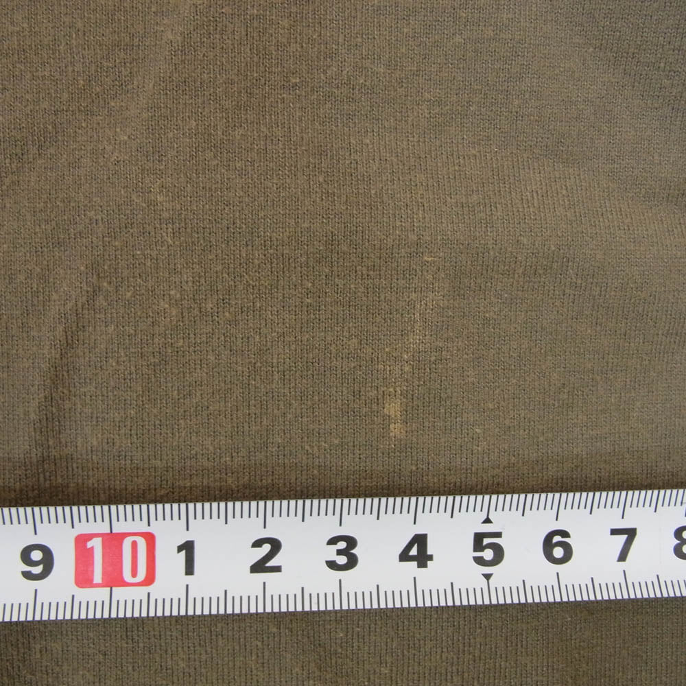 WTAPS ダブルタップス 181ATDT-CSM13 DESIGN WTVUA TEE ロゴプリント 半袖 Tシャツ カーキ系 01　【中古】