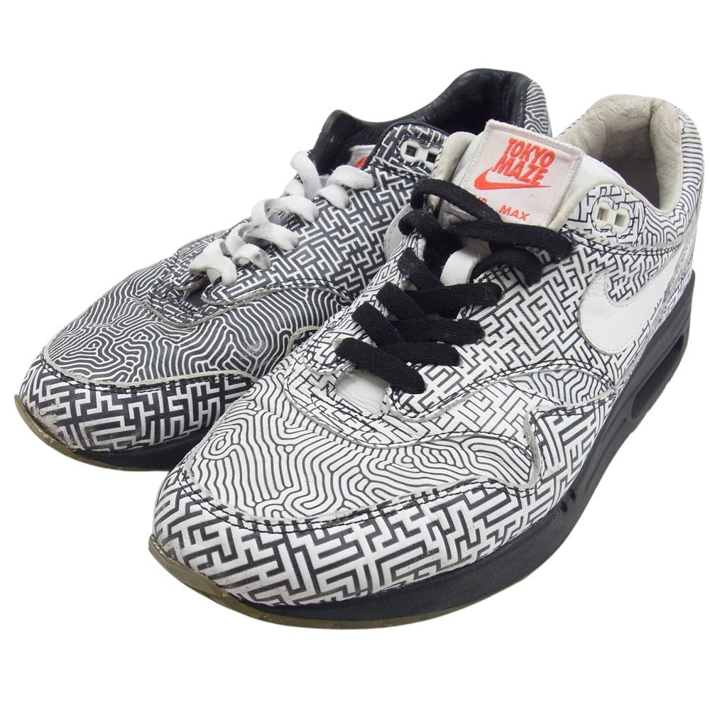 NIKE ナイキ CI1505-001 AIR MAX 1 OA YT TOKYO MAZE エアマックス トウキョウメイズ ローカット スニーカー ブラック系 グレー系 28cm【中古】