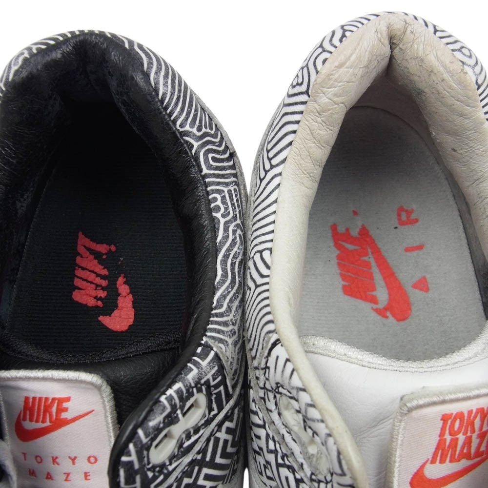 NIKE ナイキ CI1505-001 AIR MAX 1 OA YT TOKYO MAZE エアマックス トウキョウメイズ ローカット スニーカー ブラック系 グレー系 28cm【中古】