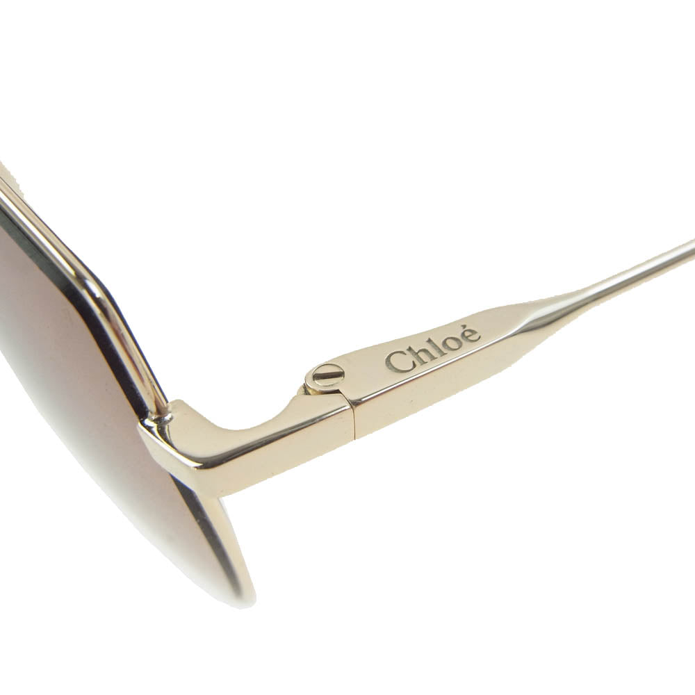 Chloe クロエ CE139S ティアドロップ スクエア サングラス アイウェア 62□13 140【中古】