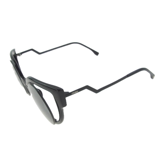 FENDI フェンディ 0137/S Paradeyes Grey Mirror Cat Eye キャットアイ サングラス アイウェア ブラック系 49□28 140【中古】