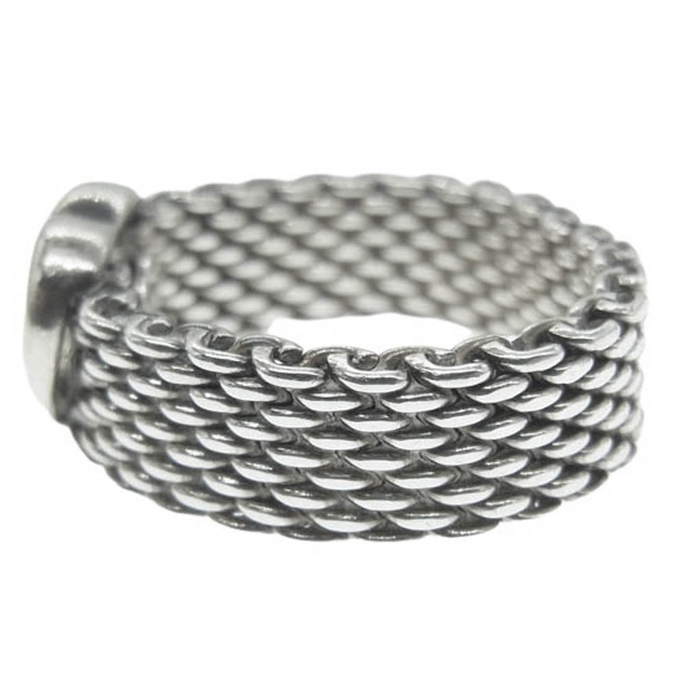 TIFFANY&Co. ティファニー サマセット ハート リング シルバー系 9.5号【中古】