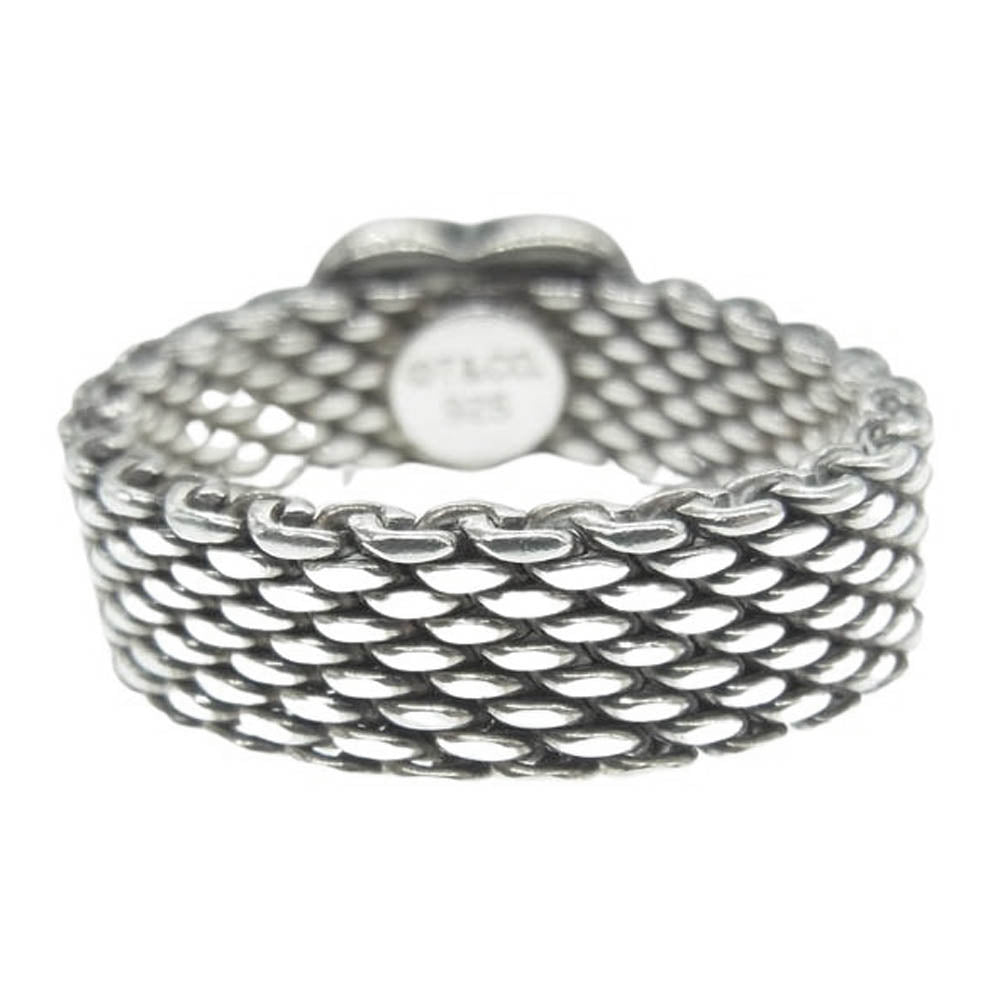 TIFFANY&Co. ティファニー サマセット ハート リング シルバー系 9.5号【中古】