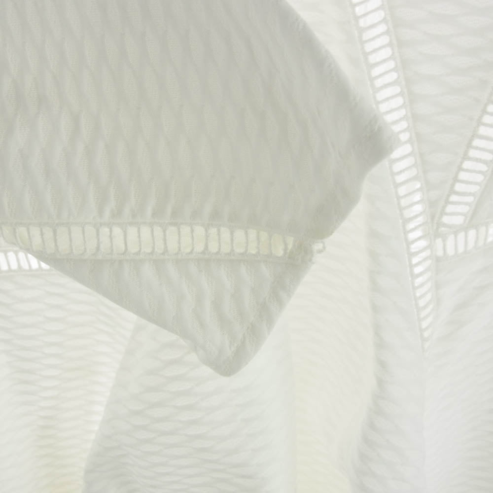 ALAIA  アライア 長袖 シースルー ワンピース チュニック ドレス ホワイト系 S【極上美品】【中古】