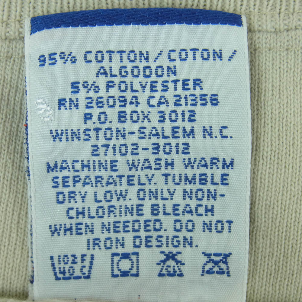 Champion チャンピオン 90s 青刺繍タグ後期 クルーネック スウェット トレーナー アメリカ製 ライトグレー系 XL【中古】