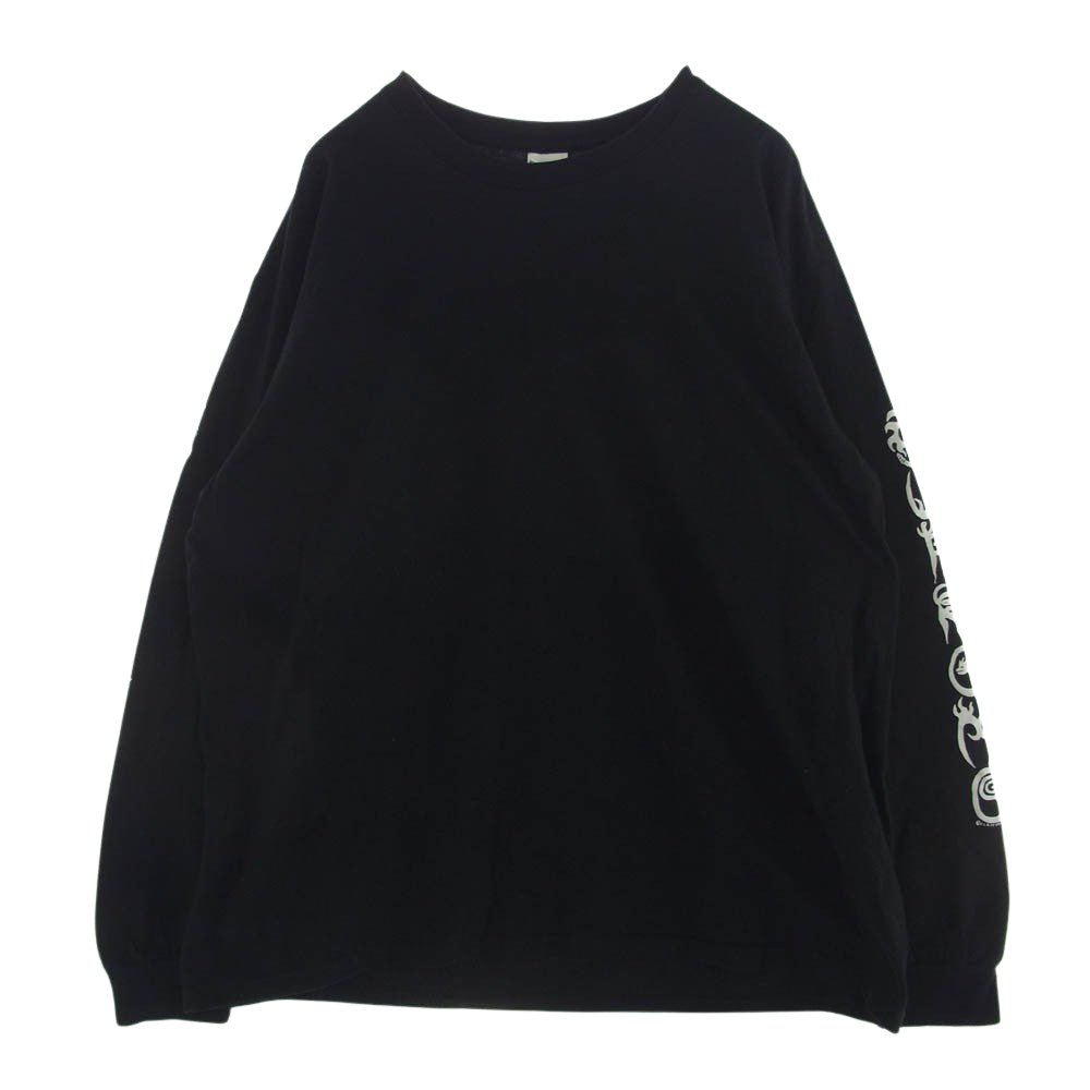 Supreme シュプリーム 21SS Clayton Patterson L/S Tee クレイトン パターソン ロングスリーブ Tシャツ ブラック系 XL【中古】