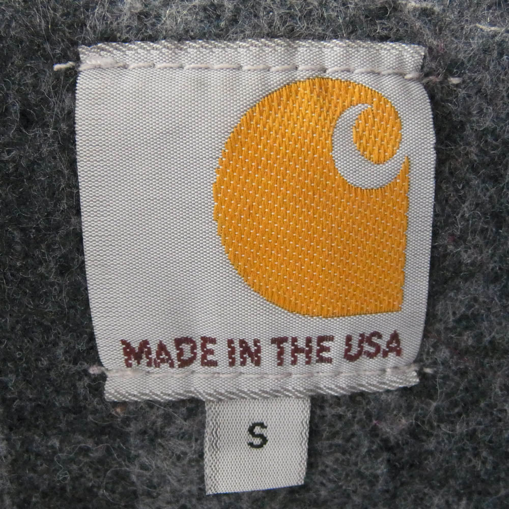 Carhartt カーハート USA製 DUCK DETROIT JACKET ダック デトロイト ジャケット ショート ブラウン系 S【中古】