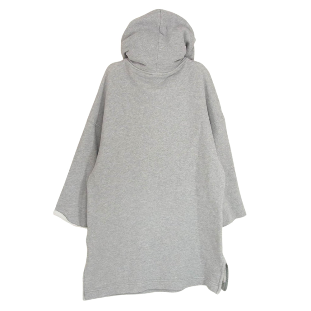 DIESEL ディーゼル TURB プルオーバー パーカー ワンピース グレー系 XXS【中古】