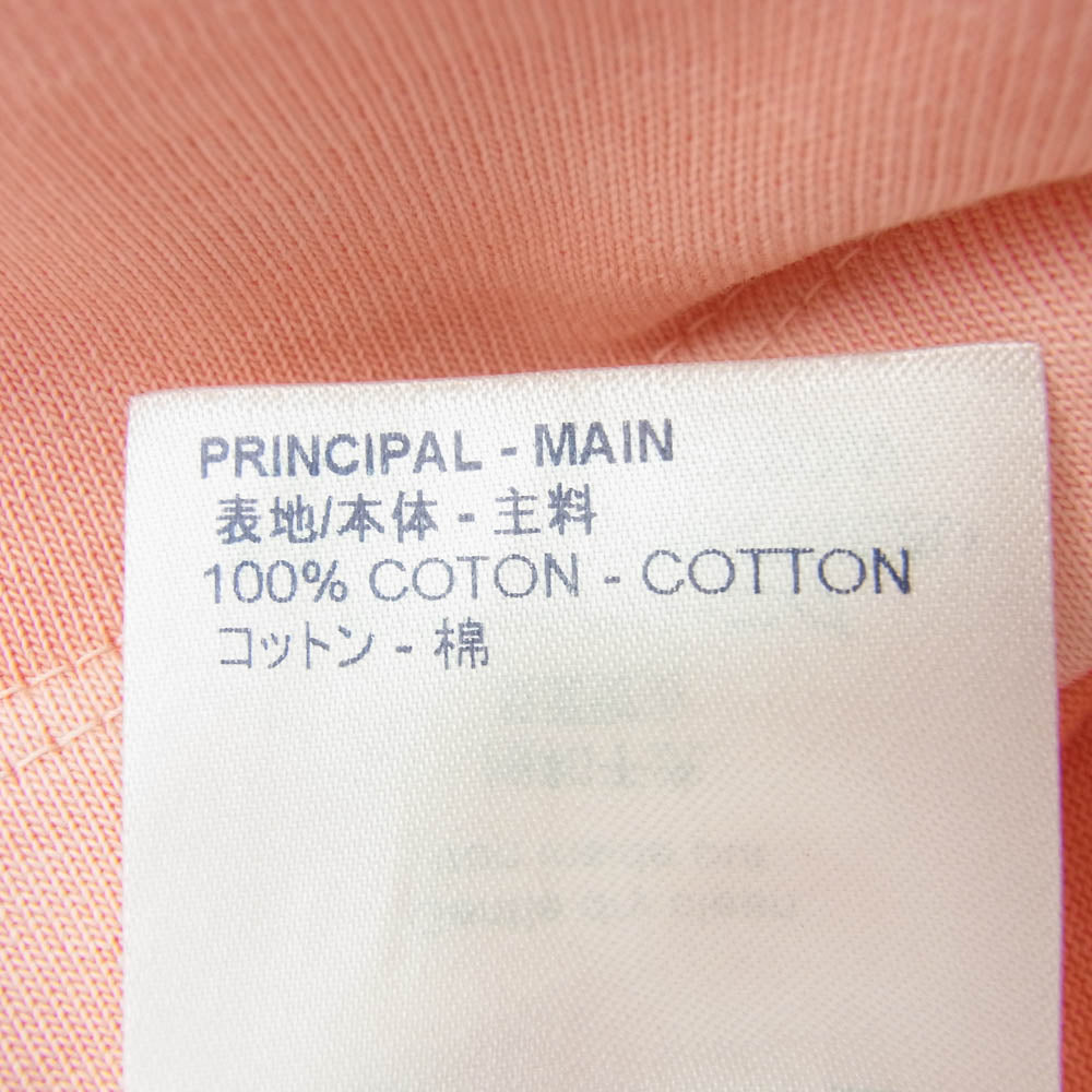 LOUIS VUITTON ルイ・ヴィトン RM181 GDA HEY60W ウォッシュ加工 リフレクティブ ロゴ オーバー サイズ Tシャツ ピンク系 L【中古】