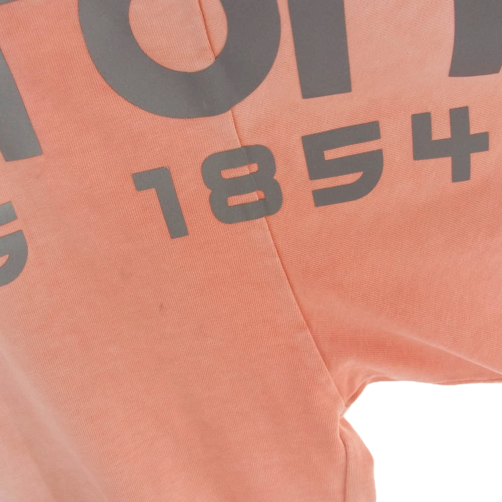 LOUIS VUITTON ルイ・ヴィトン RM181 GDA HEY60W ウォッシュ加工 リフレクティブ ロゴ オーバー サイズ Tシャツ ピンク系 L【中古】