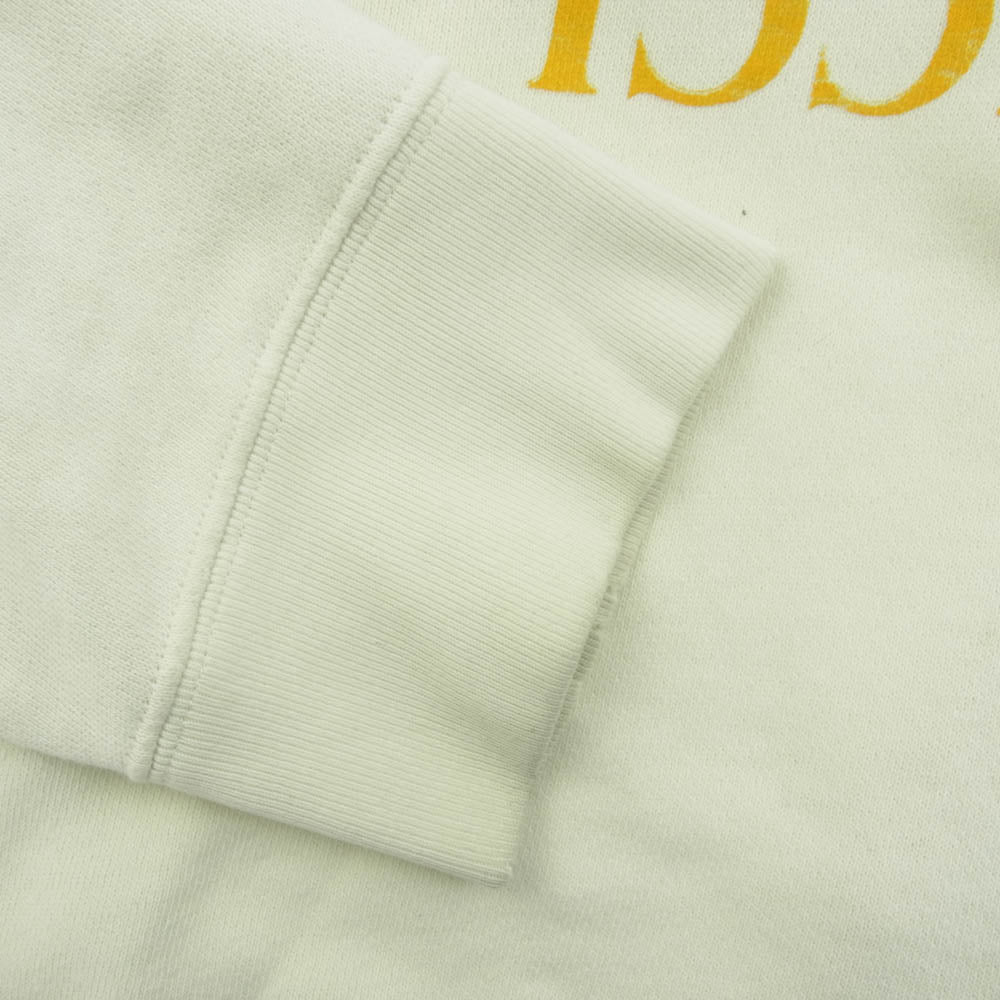 GUCCI グッチ 454585 X5J57 OLD LOGO オールド ロゴ プリント プルオーバー パーカー オフホワイト系 XL【中古】