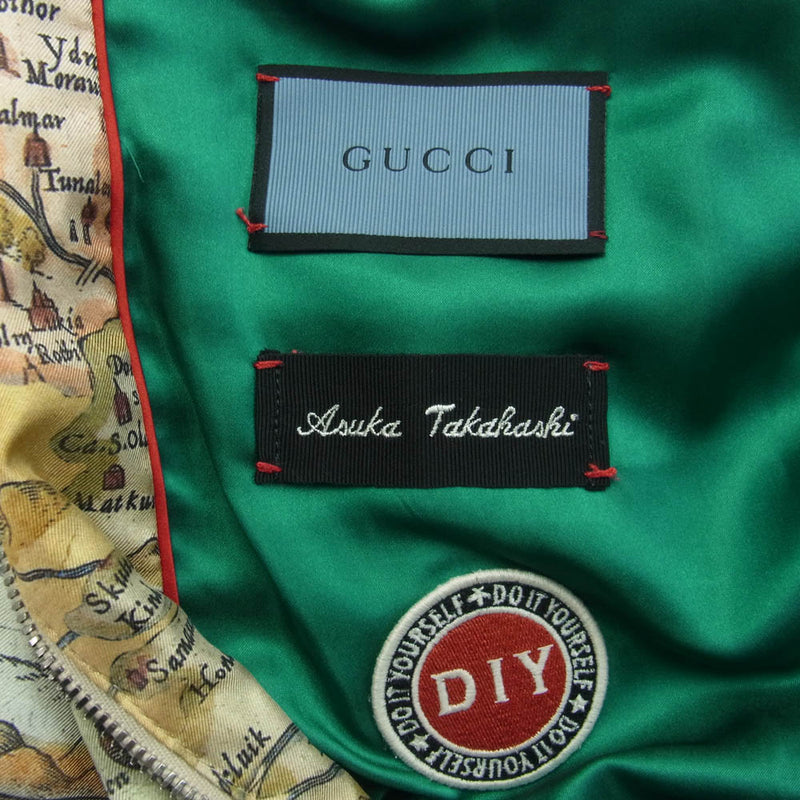 Gucci スタジャン GUCCI（グッチ）の「Gucci - タイガーモチーフ スタジアムジャンパー