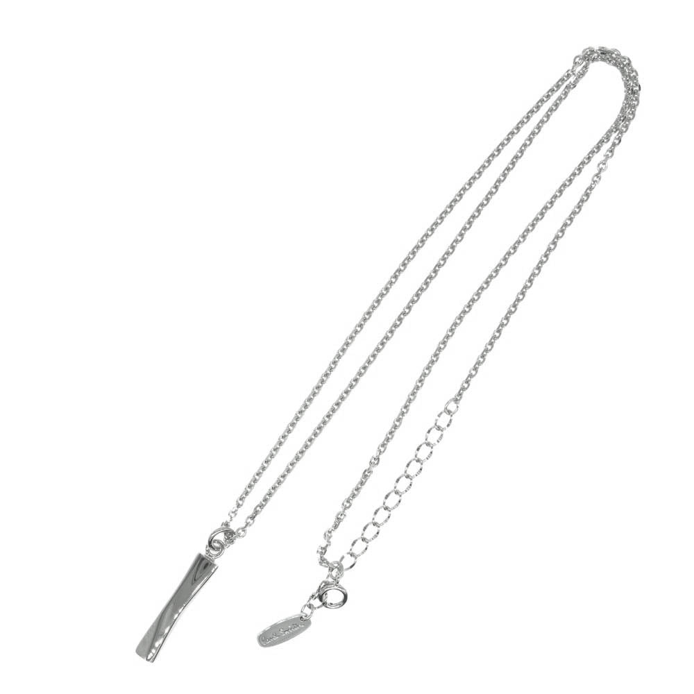 Paul Smith ポール・スミス マルチストライプ ネックレス シルバー系【新古品】【未使用】【中古】