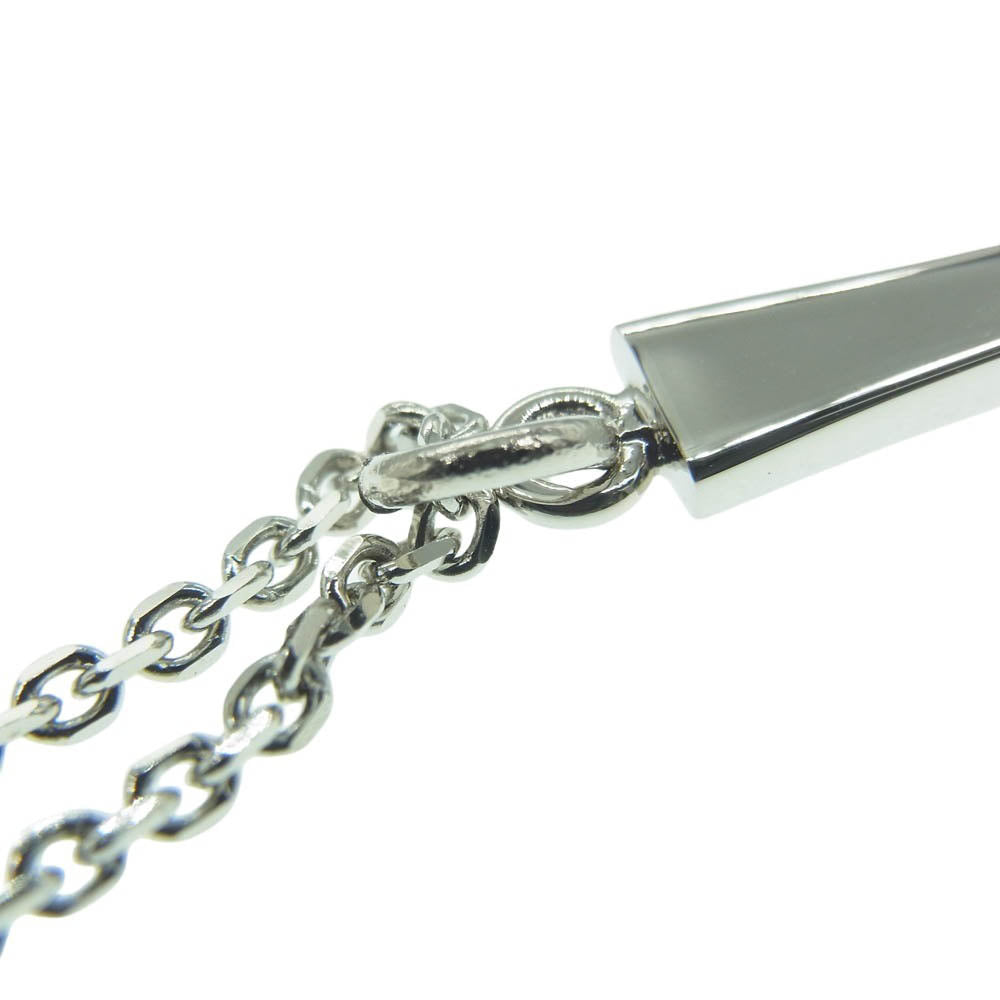 Paul Smith ポール・スミス マルチストライプ ネックレス シルバー系【新古品】【未使用】【中古】