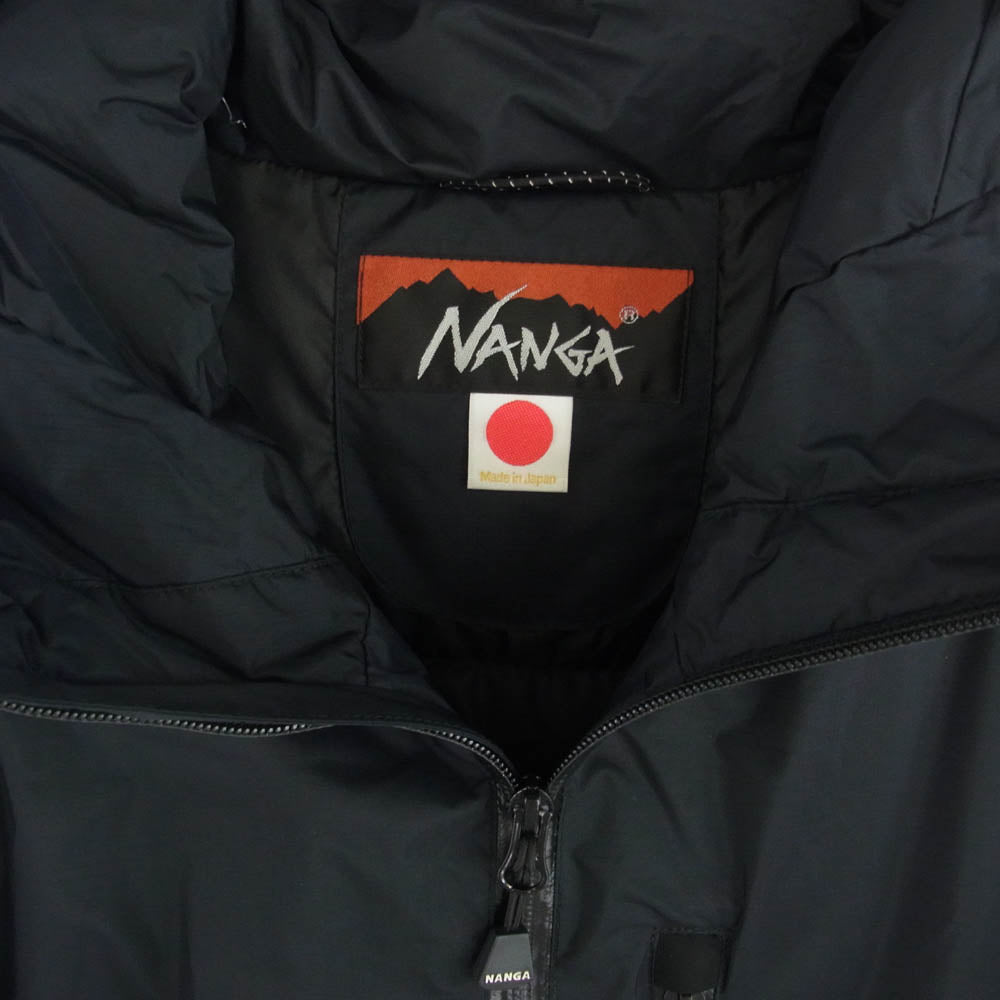 NANGA ナンガ Aurora Tex Down Jacket オーロラテックス ダウン ジャケット ブラック系 XL【美品】【中古】
