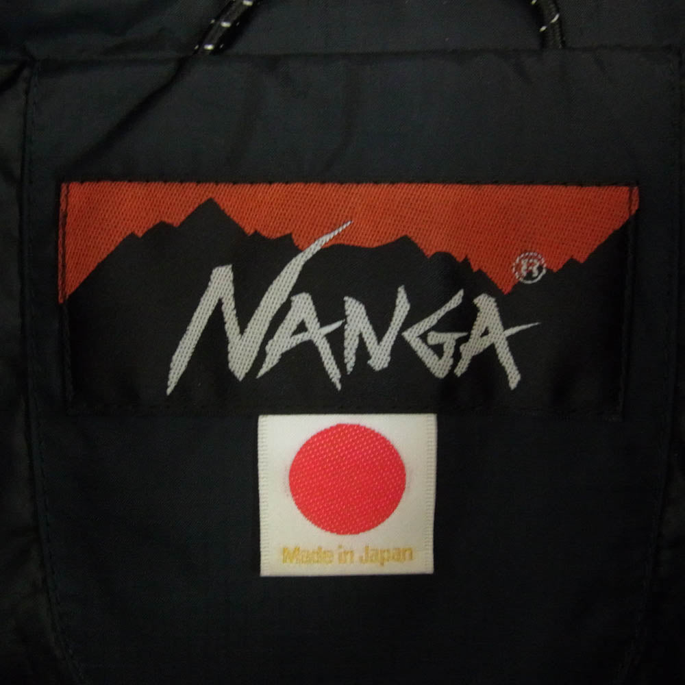 NANGA ナンガ Aurora Tex Down Jacket オーロラテックス ダウン ジャケット ブラック系 XL【美品】【中古】