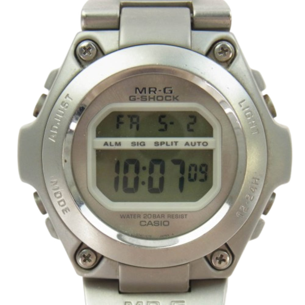 CASIO G-SHOCK カシオ ジーショック 20BAR MRG-100 シルバー系【中古】