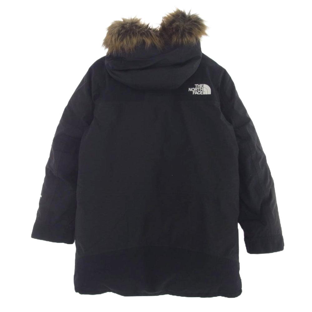 THE NORTH FACE ノースフェイス NDW91935 Moutain Down Coat ファー付き マウンテン ダウン コート ジャケット ブラック系 L【中古】