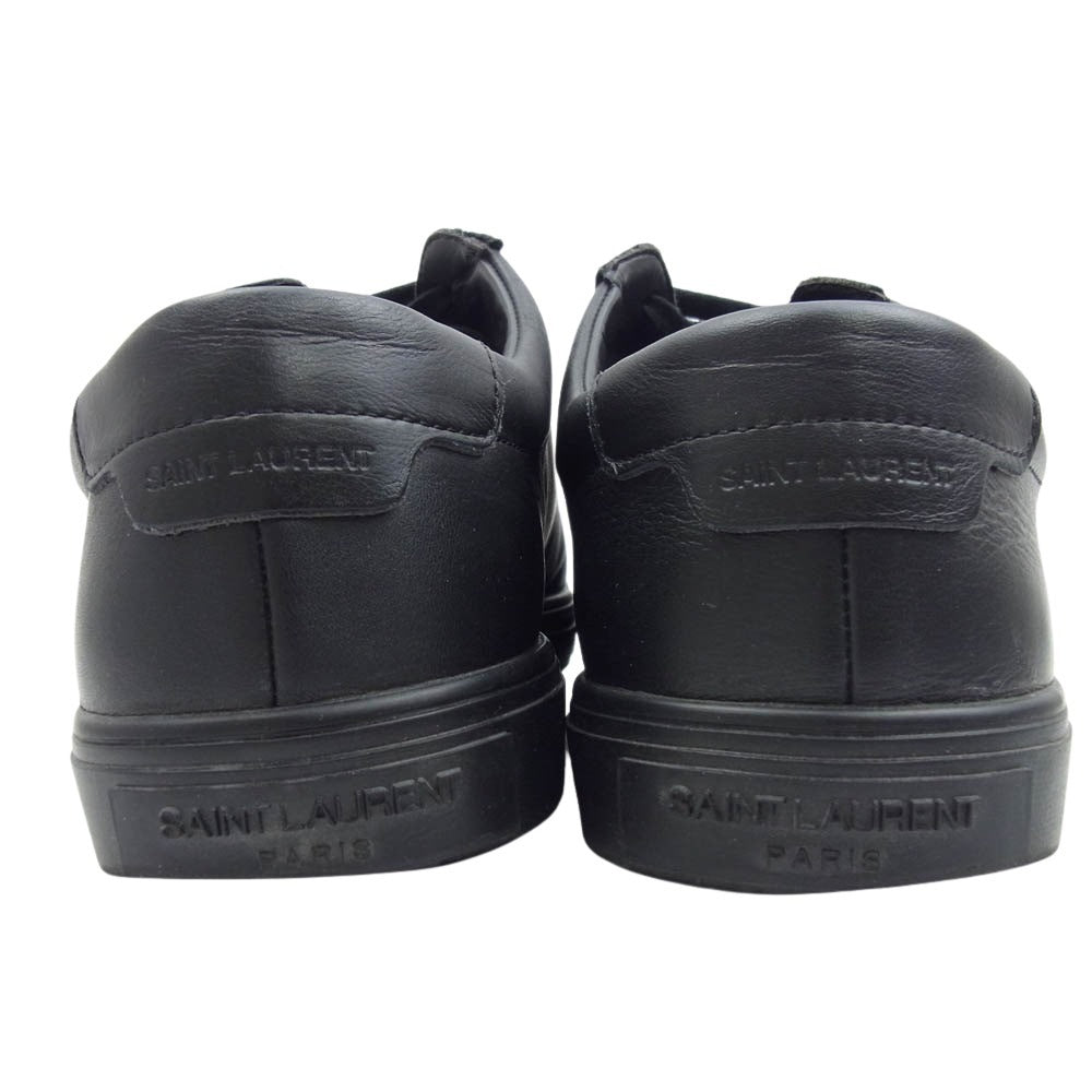 SAINT LAURENT サンローラン 533615 ANDY LOW TOP SL SNEAKER アンディ ロートップ スニーカー ブラック系 39【中古】