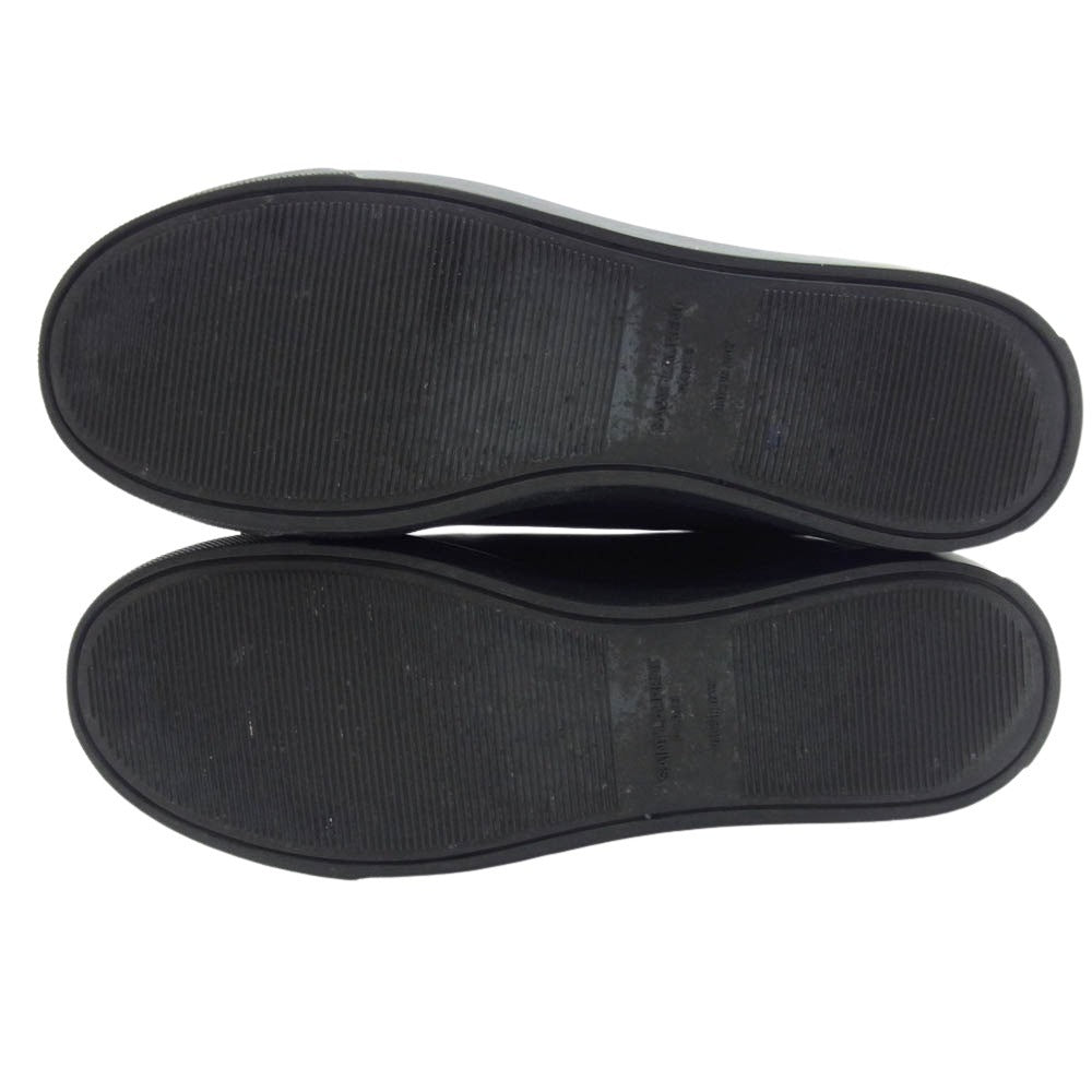 SAINT LAURENT サンローラン 533615 ANDY LOW TOP SL SNEAKER アンディ ロートップ スニーカー ブラック系 39【中古】