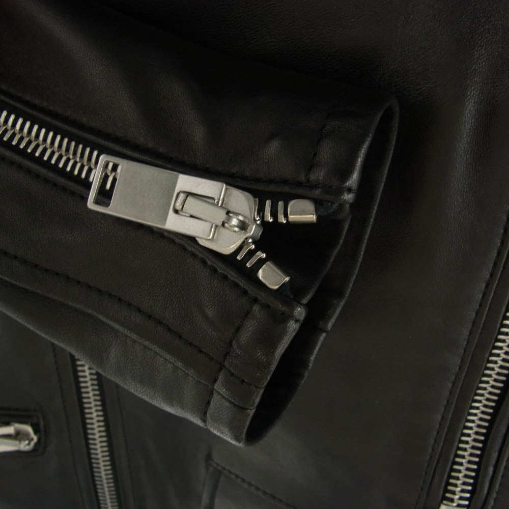 SAINT LAURENT サンローラン 16SS 397290 Y5YA1 エディ期 L01 クラシックモーターサイクル ダブル ライダース レザー ジャケット ブラック系 44【極上美品】【中古】