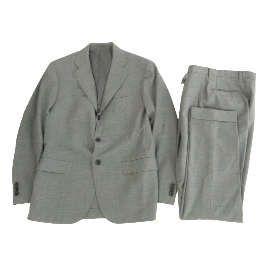ドメール Tonik Wool トニックウール テーラード ジャケット スラックス スーツ セットアップ グレー系 50 ジャケット48【中古】
