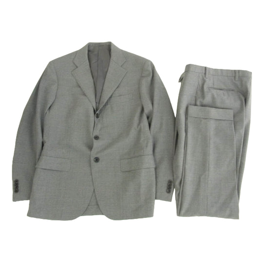 ドメール Tonik Wool トニックウール テーラード ジャケット スラックス スーツ セットアップ グレー系 50 ジャケット48【中古】