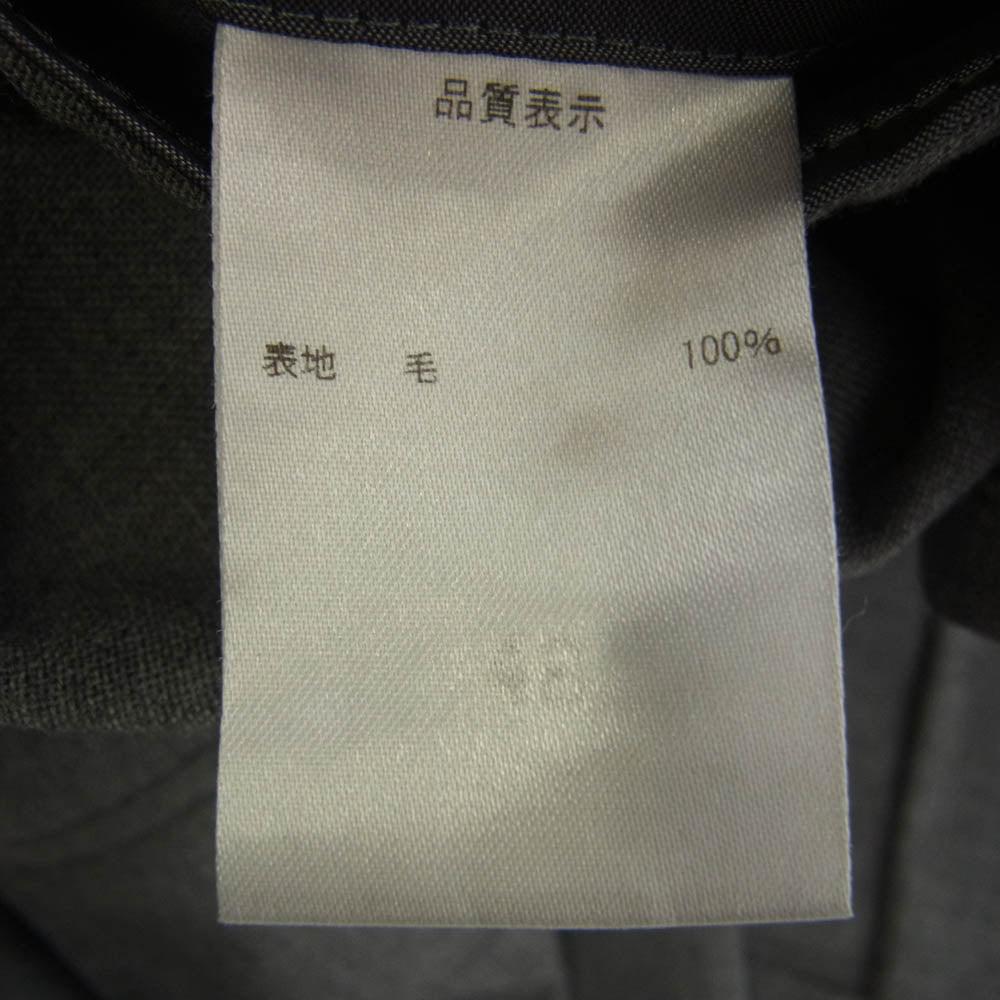 ドメール Tonik Wool トニックウール テーラード ジャケット スラックス スーツ セットアップ グレー系 50 ジャケット48【中古】