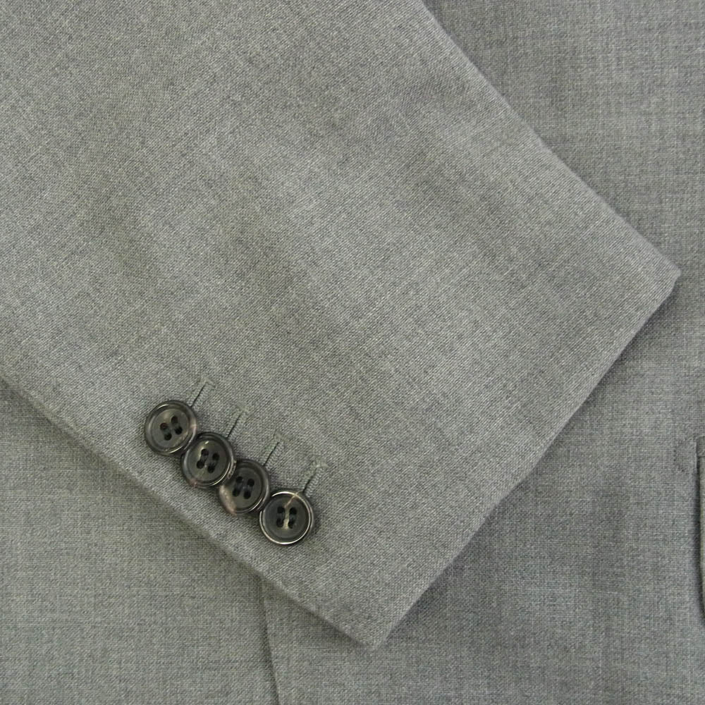 ドメール Tonik Wool トニックウール テーラード ジャケット スラックス スーツ セットアップ グレー系 50 ジャケット48【中古】