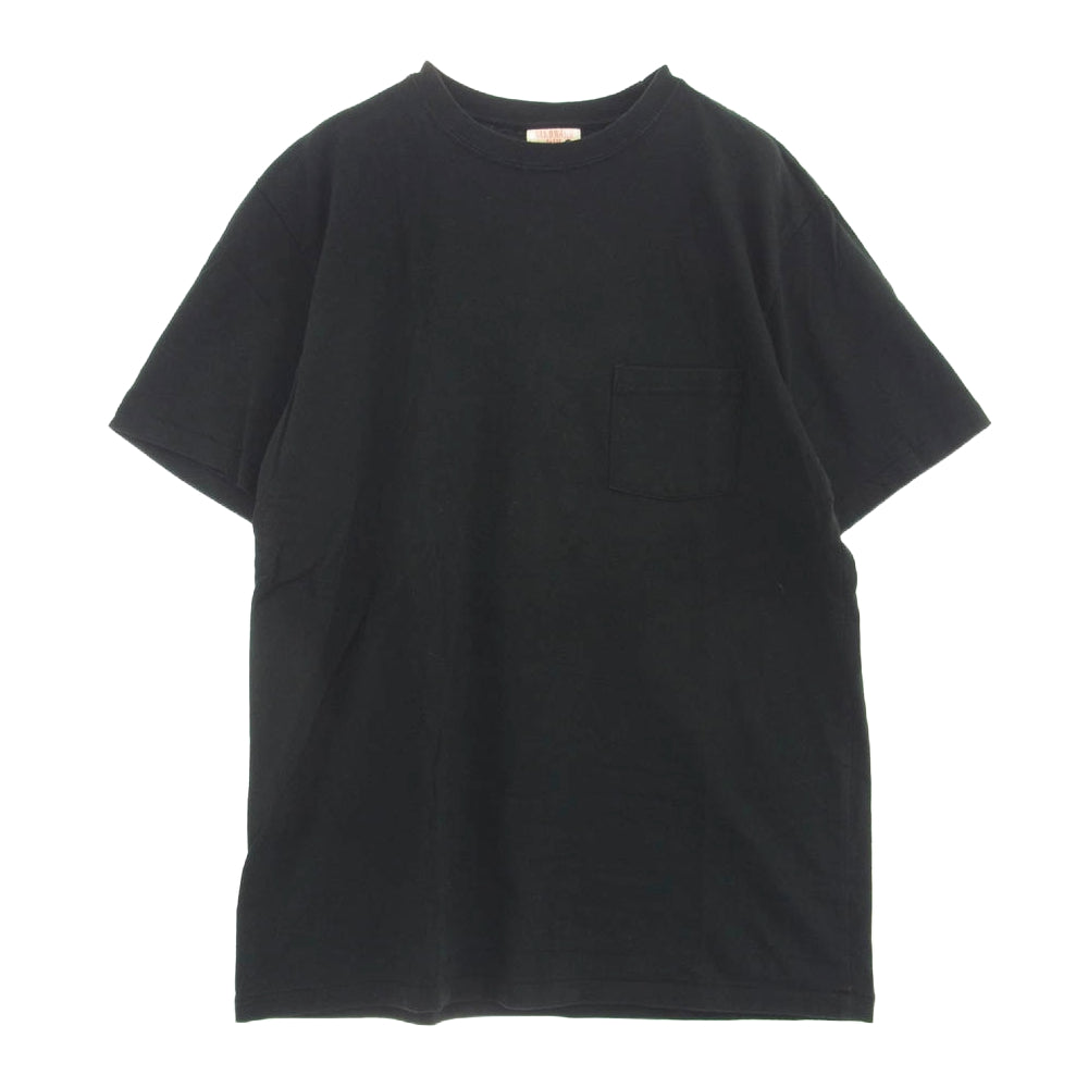 GLADHAND & Co. グラッドハンド クルーネック 半袖 ポケット Tシャツ ブラック系 L【中古】